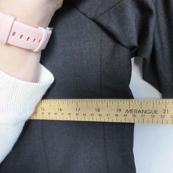 Lanificio Di Tollegno Wool Suit Set Men's Black Business Single Breasted 50 840 - Picture 7 of 16